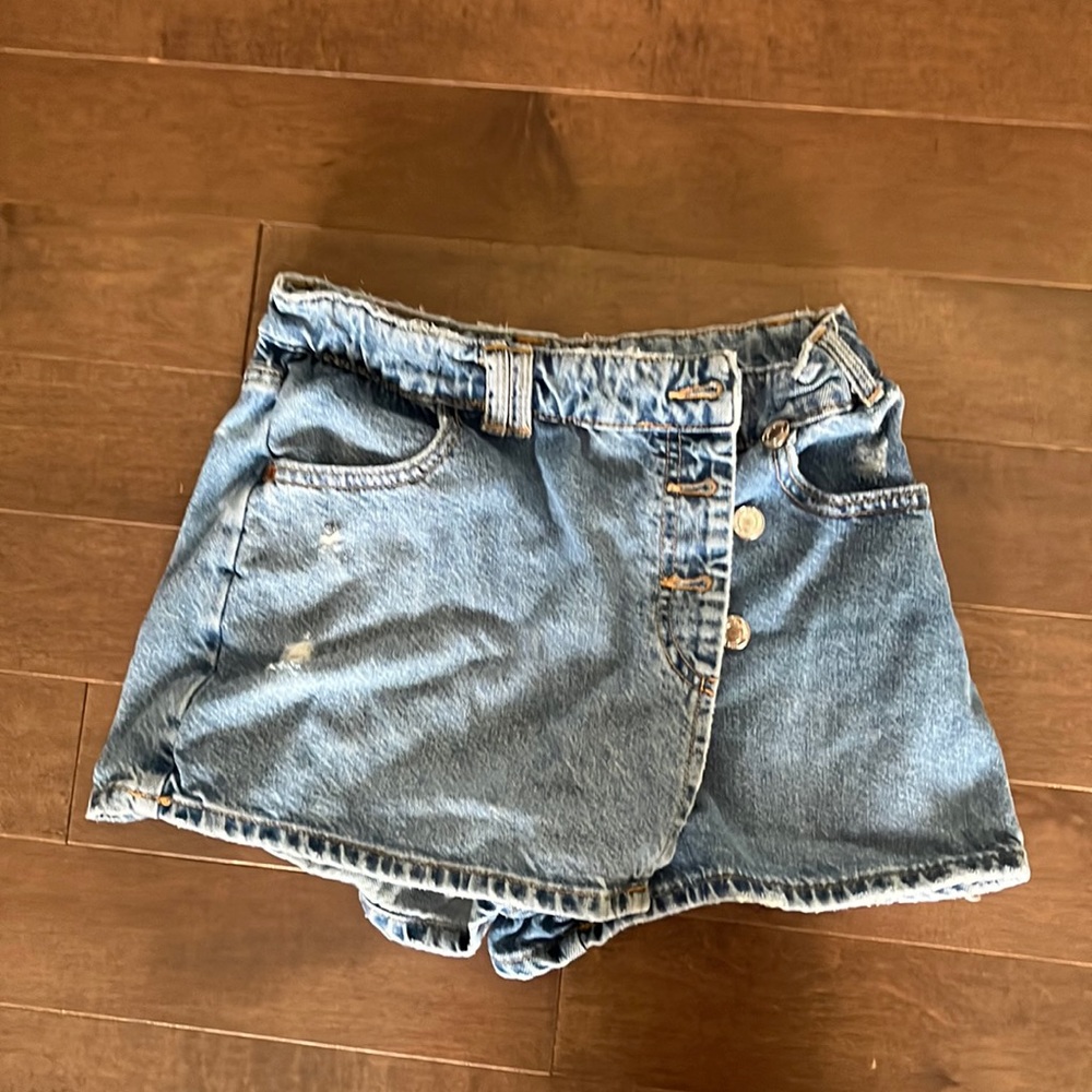 Denim skort